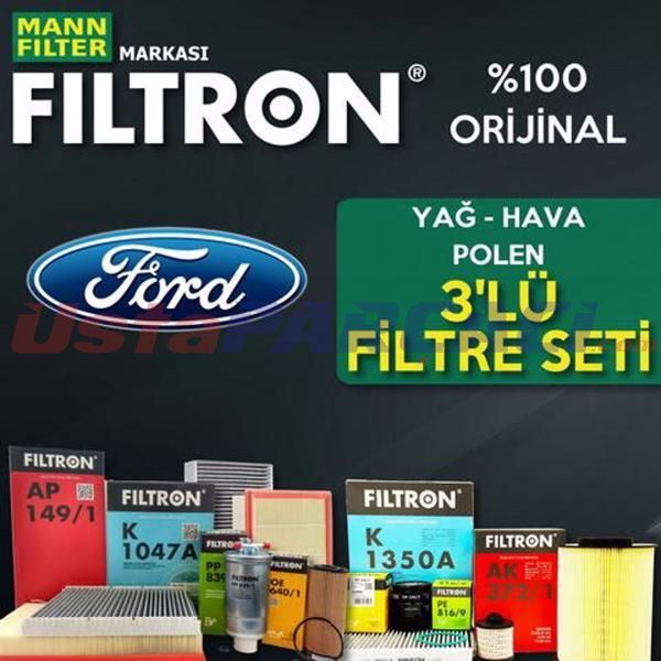 Filtron Ford Fiesta 1.4 Tdci E4 Filtre Bakım Seti 2002-2011 3NP