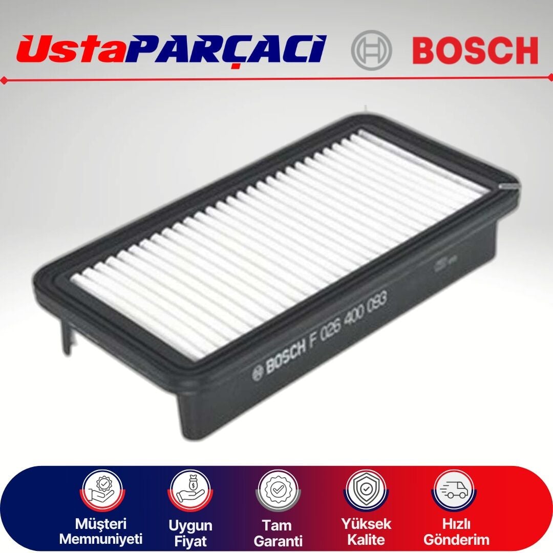 Bosch Kia Rio 1.5 Crdi Hava Filtresi 2006-2011 F026400093 S0093 28113-1G100