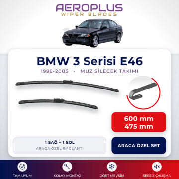 Aeroplus BMW 3 Serisi E46 1998-2005 Muz Silecek Takımı