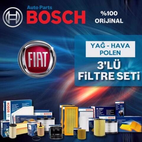 Bosch Fiat Punto / Grande Punto 1.4 8V Filtre Bakım Seti 2005-2012 3NP