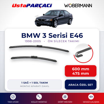 Wöbermann + Niken BMW 3 Serisi Muz Silecek Takımı E46 1998-2005