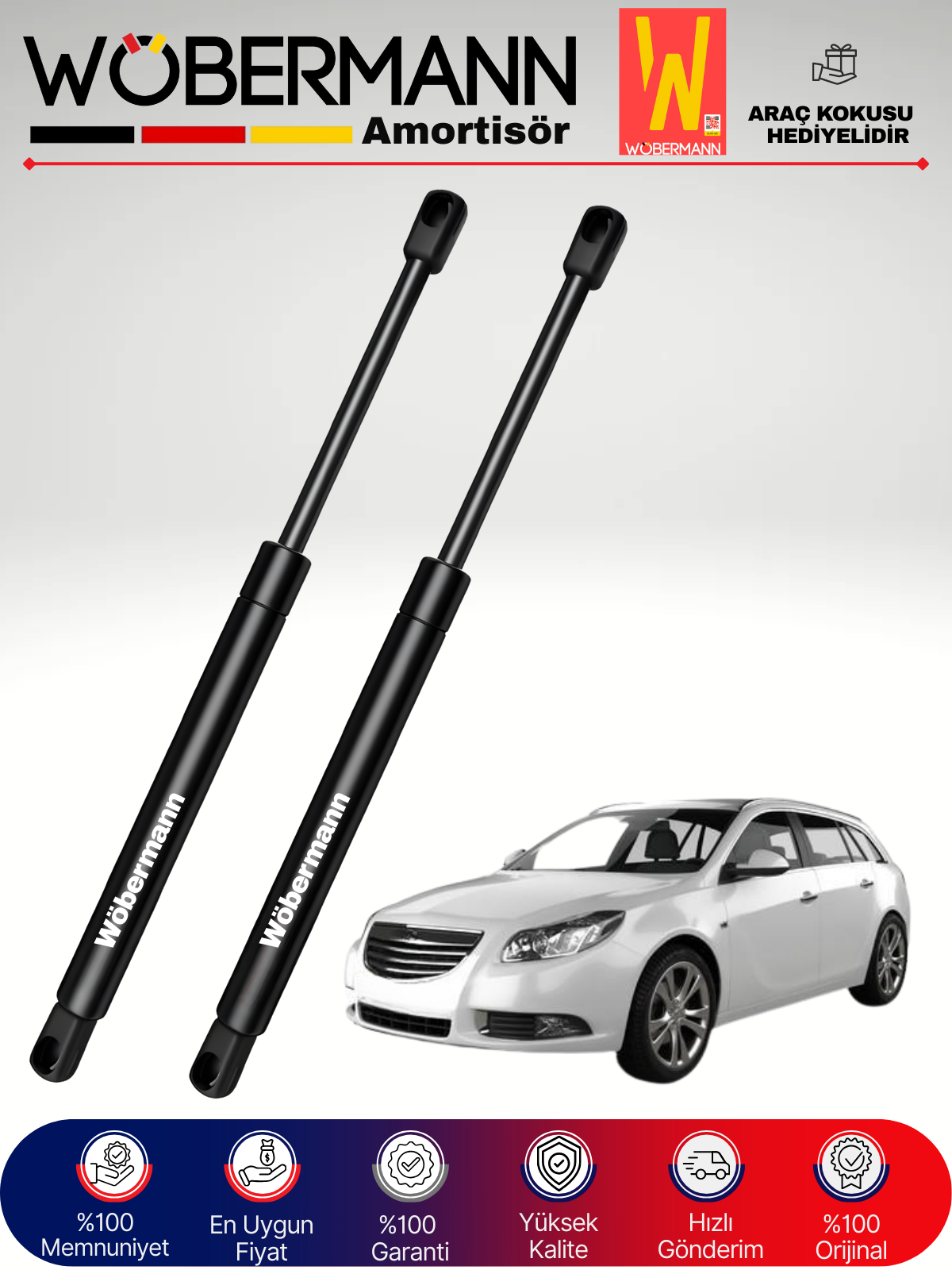 Wöbermann Opel insignia Sports Tourer Bagaj Amortisörü Takım Sağ-Sol 08-17