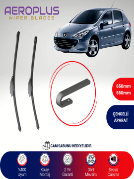 Aeroplus Peugeot 307 2000-2004 Muz Silecek Takımı