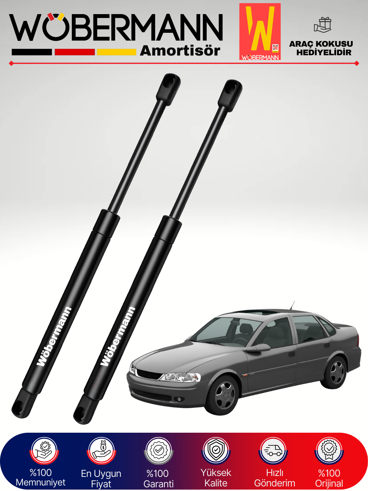 Wöbermann Opel Vectra B Nb Bagaj Amortisörü Takım Sağ-Sol 1995-2002