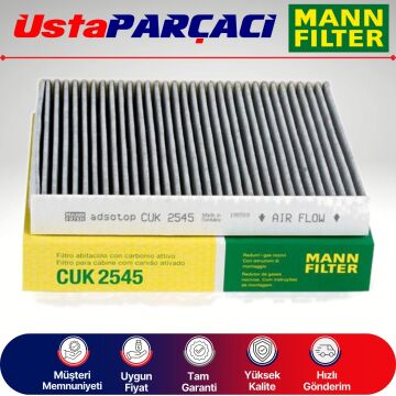 Mann-Filter Seat Cordoba Karbonlu Polen Filtresi 2003-2009 CUK2545 6Q0819653