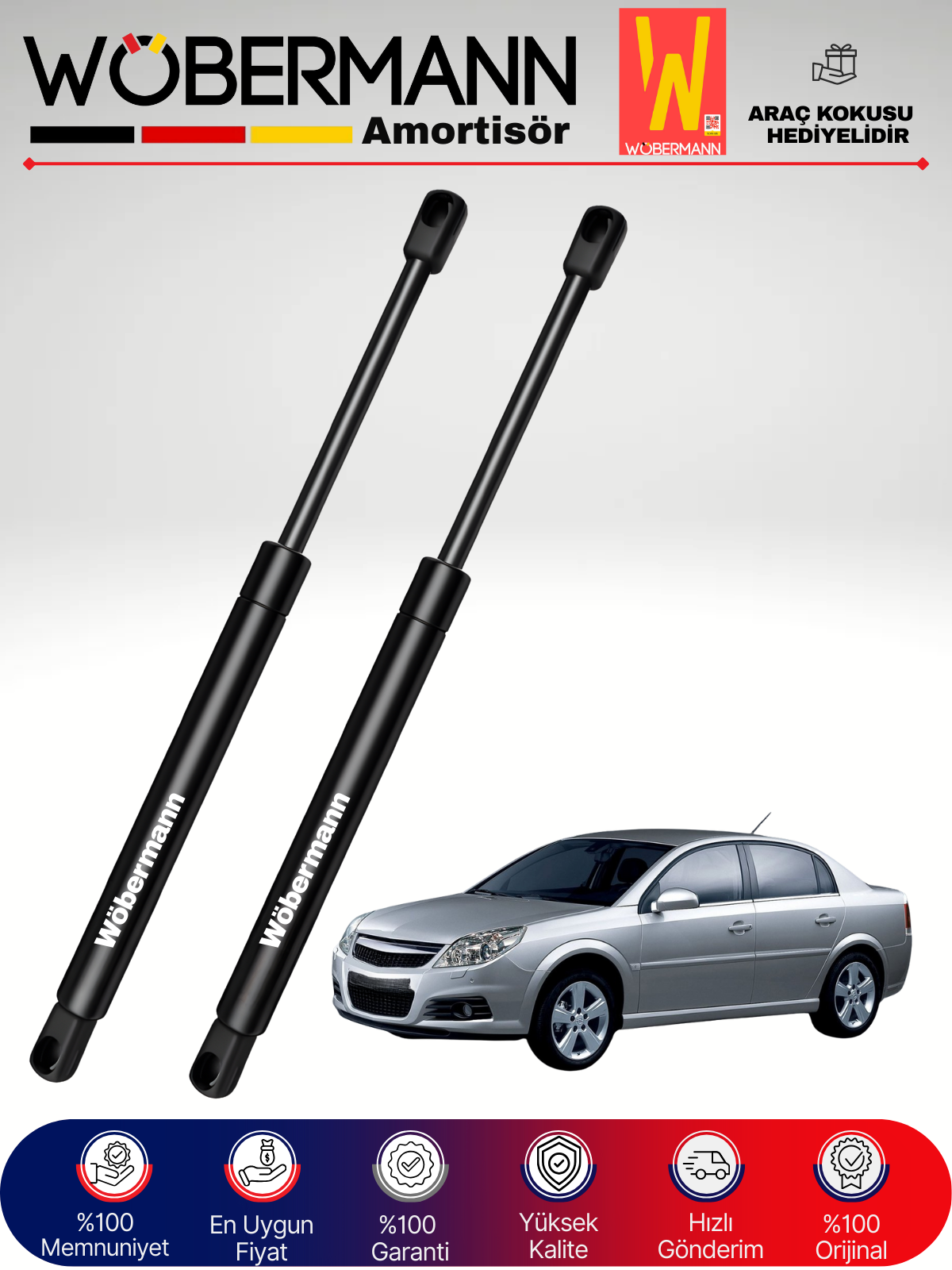 Wöbermann Opel Vectra C Bagaj Amortisörü Takım Sağ-Sol 2002-2008