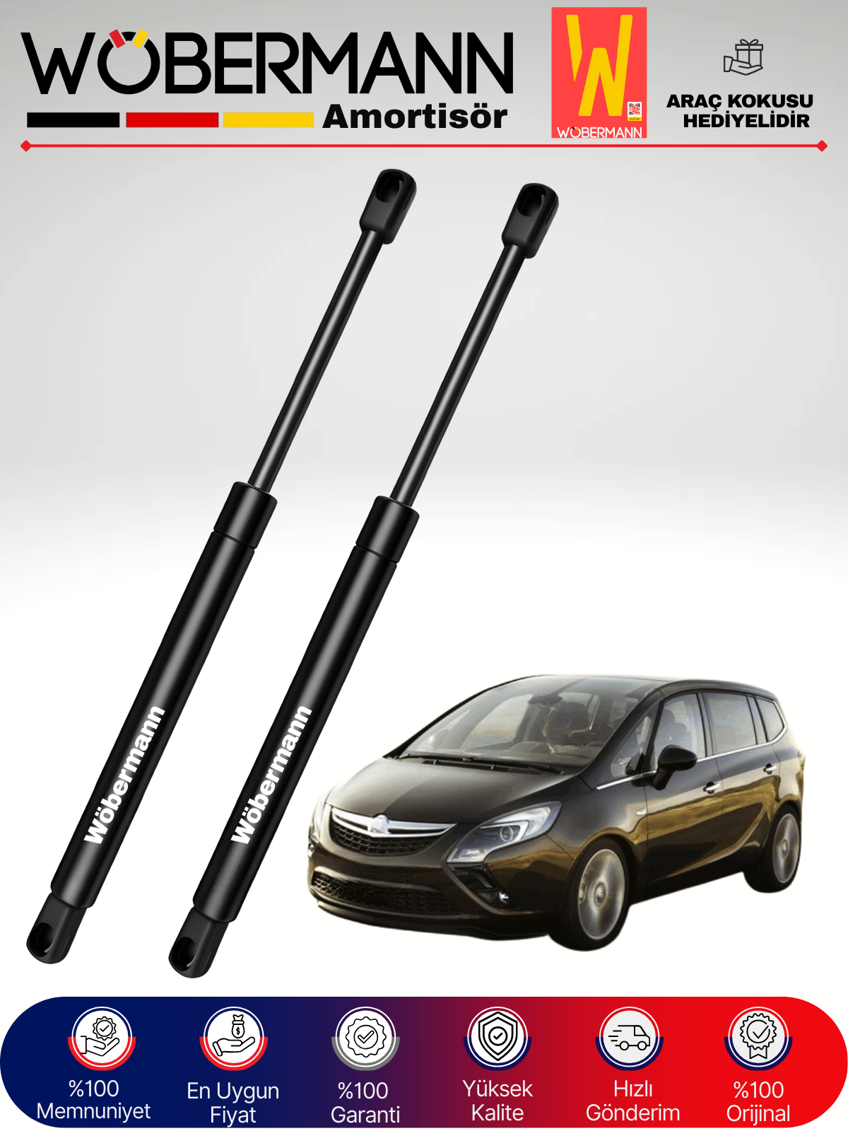 Wöbermann Opel Zafira 1.8 Tourer Bagaj Amortisörü Takım Sağ-Sol 2011-2015