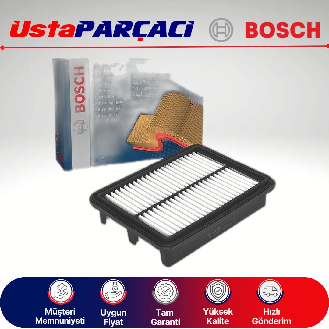 Bosch Mazda 3 Bm 1.5 Skyactiveg Hava Filtresi 2014-2018 F026400457 S0457 P53N-13-3A0