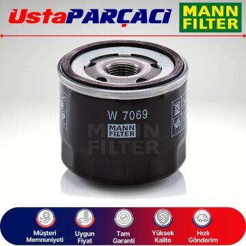 Mann-Filter Honda Civic Fc5 1.6 idtec Dizel Yağ Filtresi 2018-2021 W7069 15400-RZ0-G01