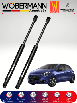 Wöbermann Peugeot 208 Bagaj Amortisörü Takım Sağ-Sol 2012-2013