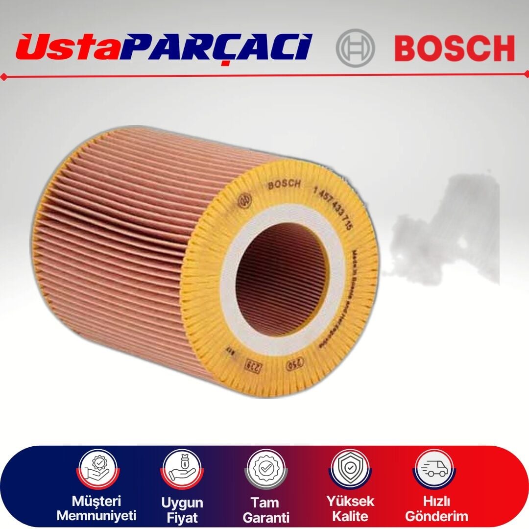 Bosch Mercedes A Serisi W168 A160 Benzinli Hava Filtresi 1998-2004 1457433715 S3715 1660940004