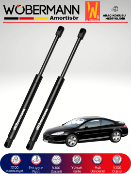 Wöbermann Peugeot 407 Coupe Bagaj Amortisörü Takım Sağ-Sol 2005-2011