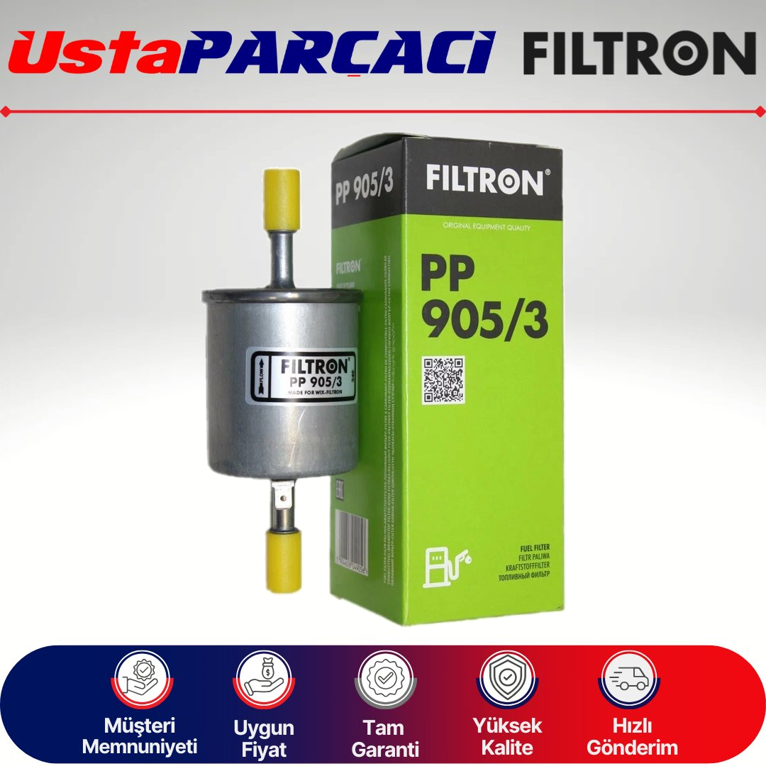 Filtron Chevrolet Kalos 1.4 Yakıt Filtresi 2004-2008 PP905/3 96537170
