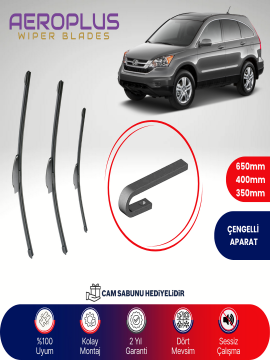 Aeroplus Honda CR-V 2007-2017 Ön Arka Muz Silecek Takımı