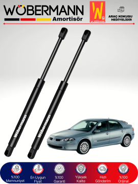 Wöbermann Renault Laguna Sedan Bagaj Amortisörü Takım Sağ-Sol 1997-2002