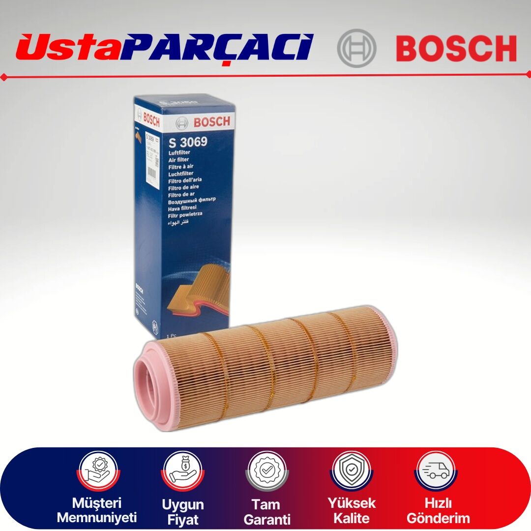 Bosch Mercedes A170 Cdi Hava Filtresi 1998-2004 1457433069 S3069 A6680940004