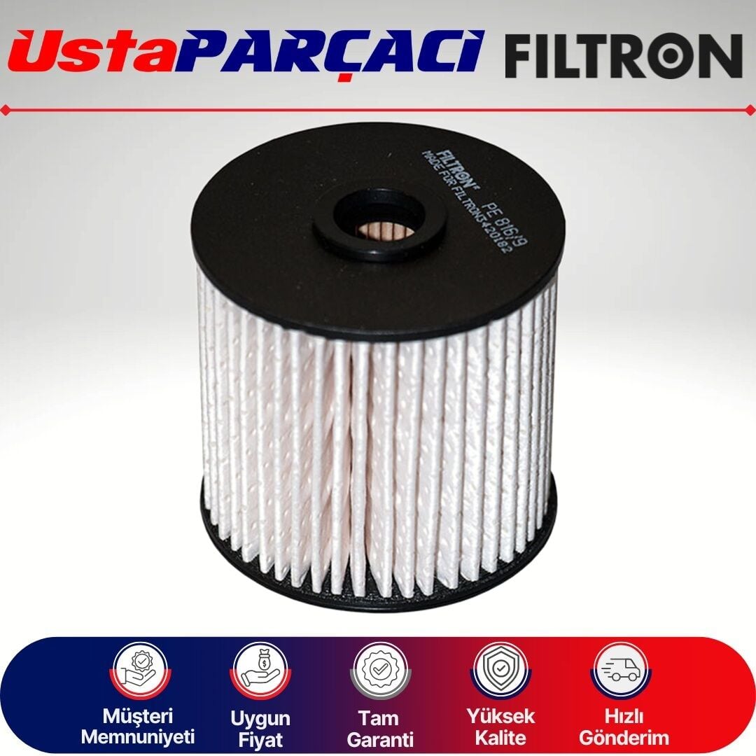 Filtron Citroen C3 Aircross 1.6 Bluehdi Dizel Yakıt Filtresi 2017-2018 PE816/9 9801366680