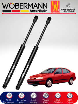 Wöbermann Renault Megane Sedan Bagaj Amortisörü Takım Sağ-Sol 1996-2003