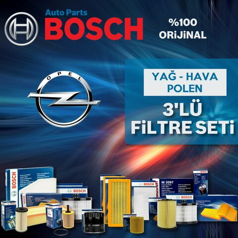 Bosch Opel Astra H 1.3 Cdti Filtre Bakım Seti 2005-2013 3NP