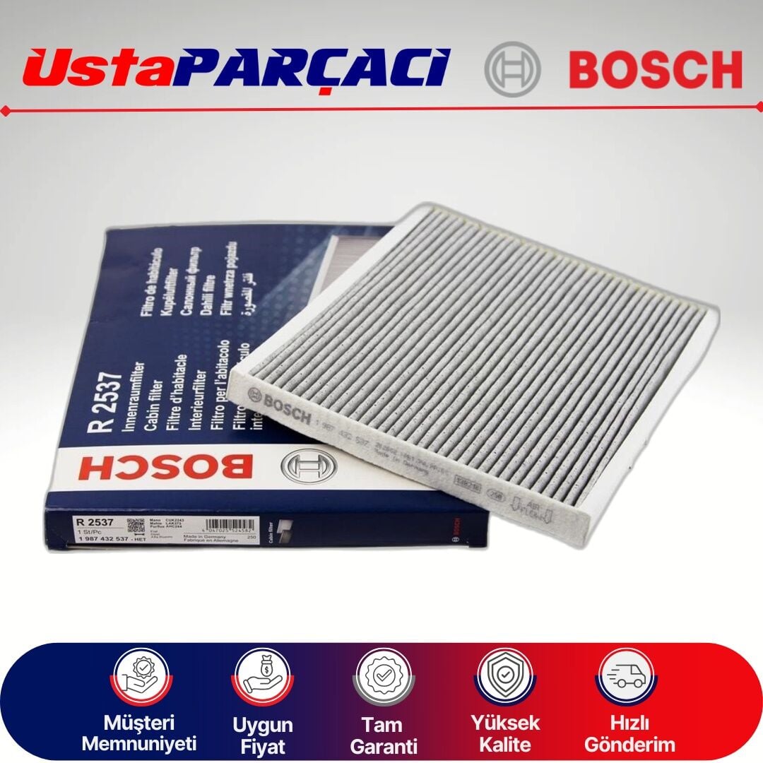 Bosch Citroen Nemo Karbonlu Polen Filtresi 2008-2017 1987432537