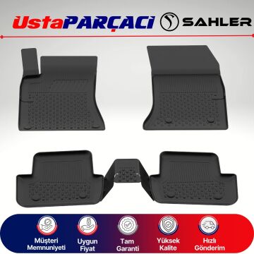 Sahler Mercedes Cla C117 2013-2018 Uyumlu Araca Özel 4.5D Havuzlu Oto Paspas (5 Parça) Siyah