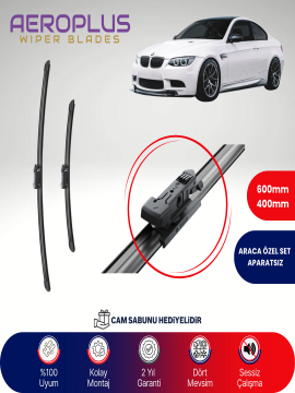 Aeroplus BMW 3 Serisi E92 2009-2013 Muz Silecek Takımı