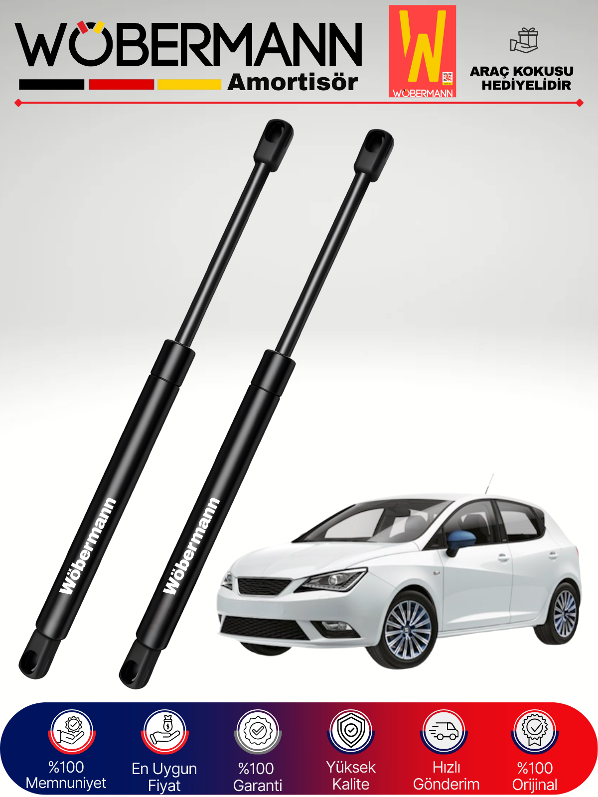 Wöbermann Seat ibiza IV Bagaj Amortisörü Takım Sağ-Sol 2002-2010