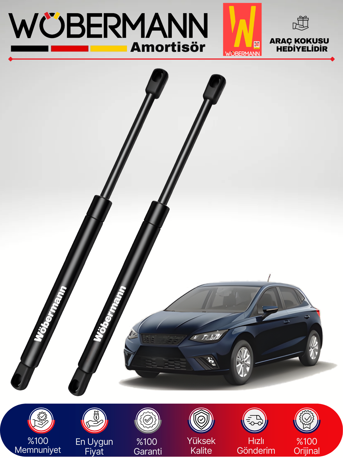Wöbermann Seat ibiza V Bagaj Amortisörü Takım Sağ-Sol 2017-2021