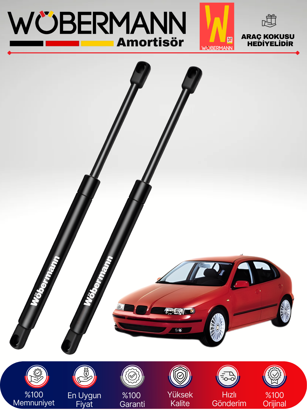 Wöbermann Seat Leon Bagaj Amortisörü Takım Sağ-Sol 2000-2006