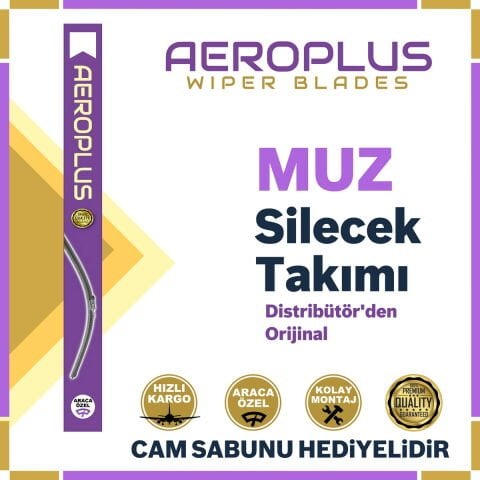 Aeroplus BMW 3 Serisi F30 2012-2019 Muz Silecek Takımı