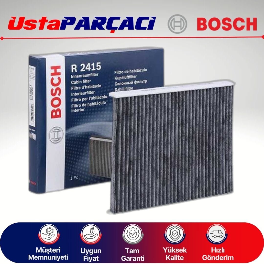 Bosch Ford B-Max Karbonlu Polen Filtresi 2012-2016 1987432415