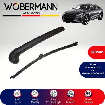 Wöbermann Audi E-Tron 2019-2022 Arka Silecek Kolu ve Süpürgesi Komple