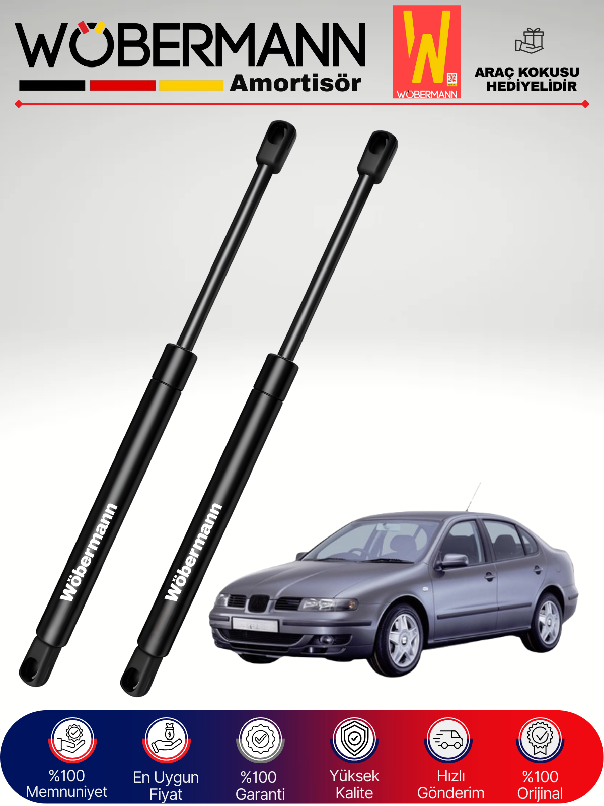 Wöbermann Seat Toledo Bagaj Amortisörü Takım Sağ-Sol 1999-2004