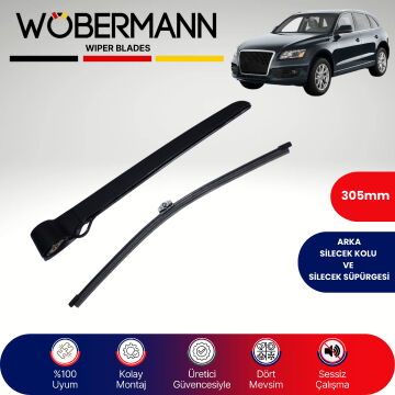 Wöbermann Audi Q5 8Rb 2008-2017 Arka Silecek Kolu ve Süpürgesi Komple