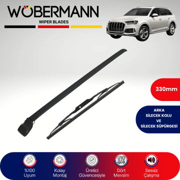 Wöbermann Audi Q7 2006-2009 Arka Silecek Kolu ve Süpürgesi Komple