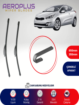 Aeroplus Kia Pro Ceed 2013-2018 Muz Silecek Takımı