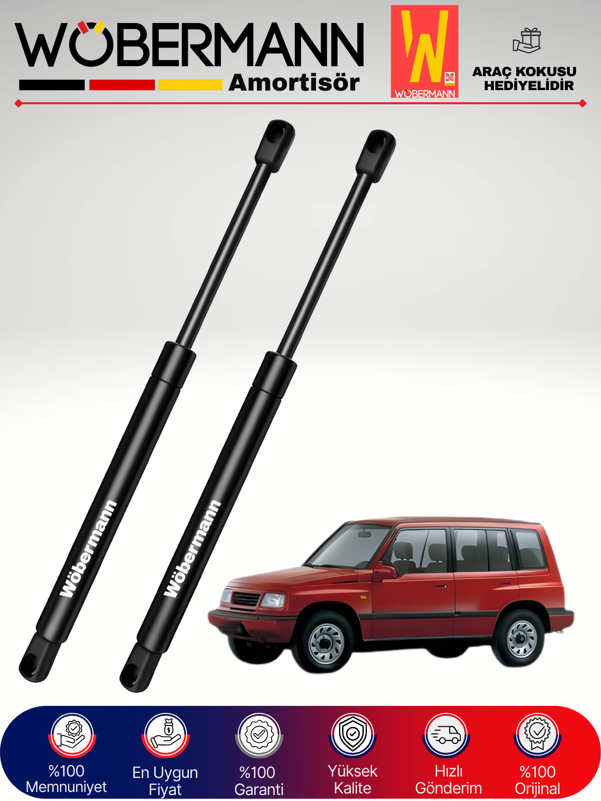 Wöbermann Suzuki Grand VItara Bagaj Amortisörü Takım Sağ-Sol 1988-1998