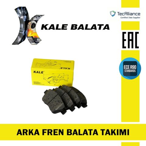 Kale Skoda Octavia 2016-2020 Arka Fren Balata Takımı