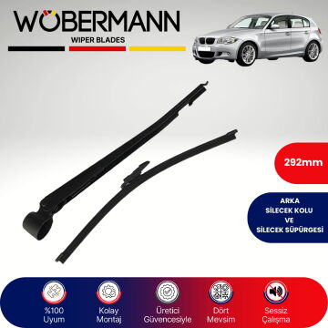 Wöbermann Bmw 1 Serisi E87 2004-2013 Arka Silecek Kolu ve Süpürgesi Komple