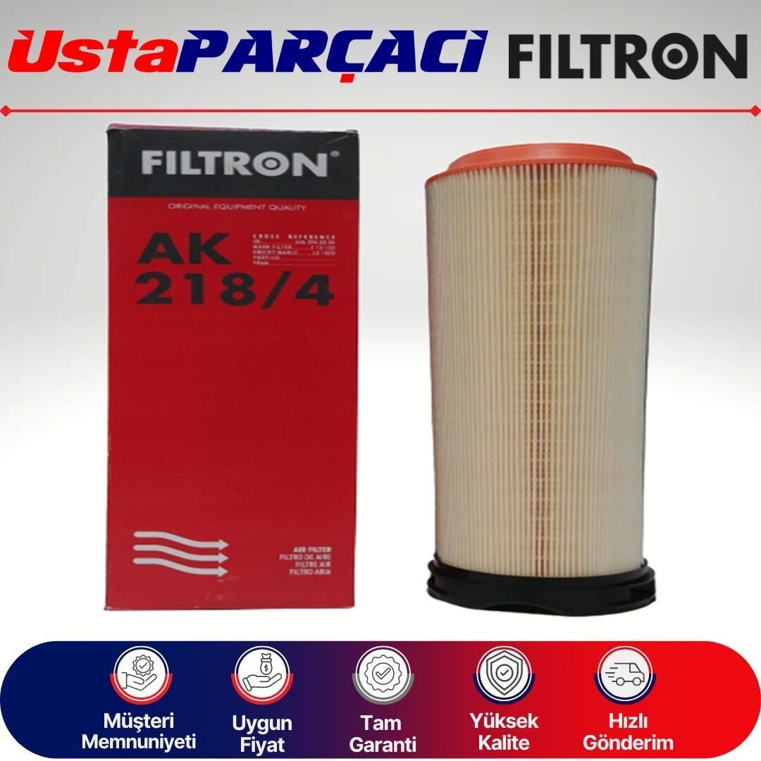 Filtron Mercedes C Serisi W203 C220 Cdi Om646 Dizel Hava Filtresi 2003-2007 AK218/4 6460940004