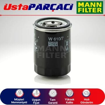 Mann-Filter Hyundai i10 1.1 Benzinli Yağ Filtresi 2008-2011 W610/7 26300-02750