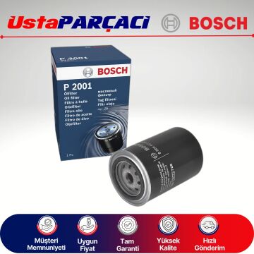Bosch Ford Ranger 2.5 Tdci Yağ Filtresi 2001-2006 0986452001 P2001 BMCETC6566