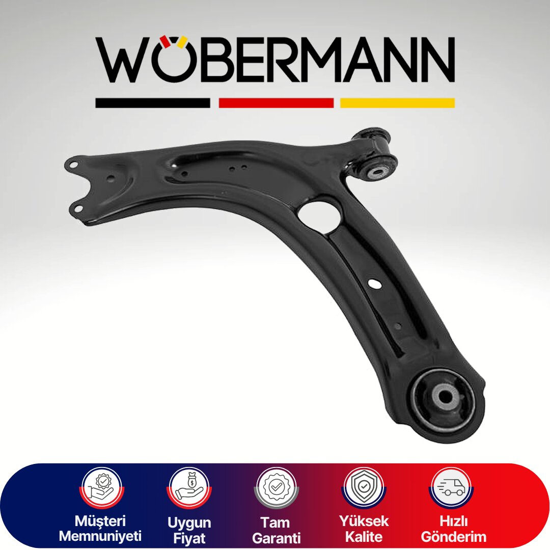 Wöbermann VW Skoda-Seat-Audi-Passat-Tiguan-Arteon-T-Roc-Superb-Kodiaq-Ateca-Formentor-Q3 2013-> Salıncak Ön Sol Rotilsiz 3Q0407151F