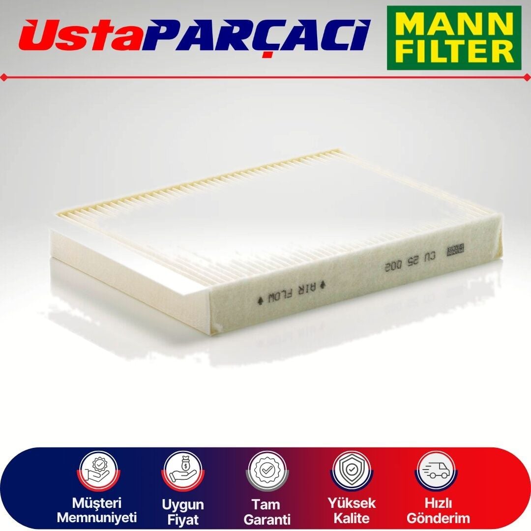 Mann-Filter Mercedes GLC X253 Ön Standart Polen Filtresi 2015-2022 CU25002 A1668300018