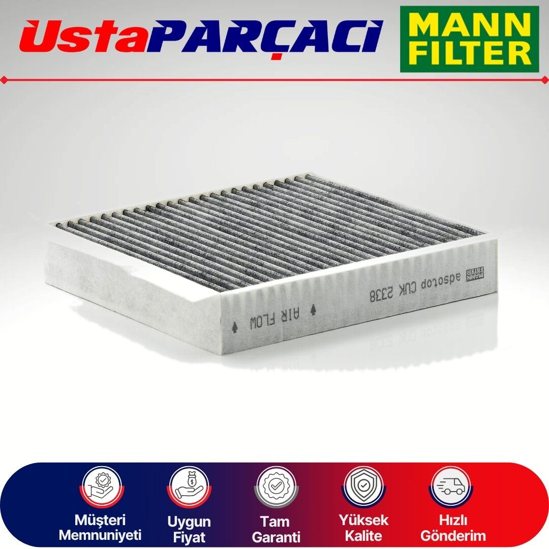 Mann-Filter Mercedes ML W163 Karbonlu Polen Filtresi 1998-2005 CUK2338 1638350147