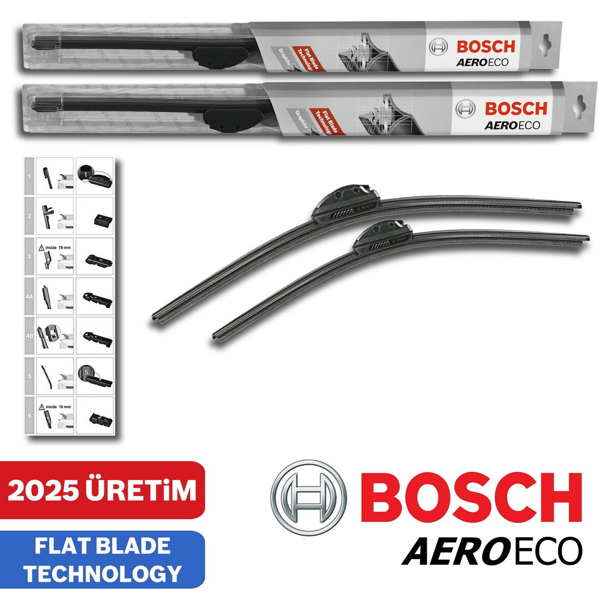 Bosch BMW 4 Serisi F32 2013-2020 Aeroeco Silecek Takımı