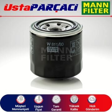 Mann-Filter Hyundai i20 1.4 Benzinli Yağ Filtresi 2009-2014 W811/80 MD352626