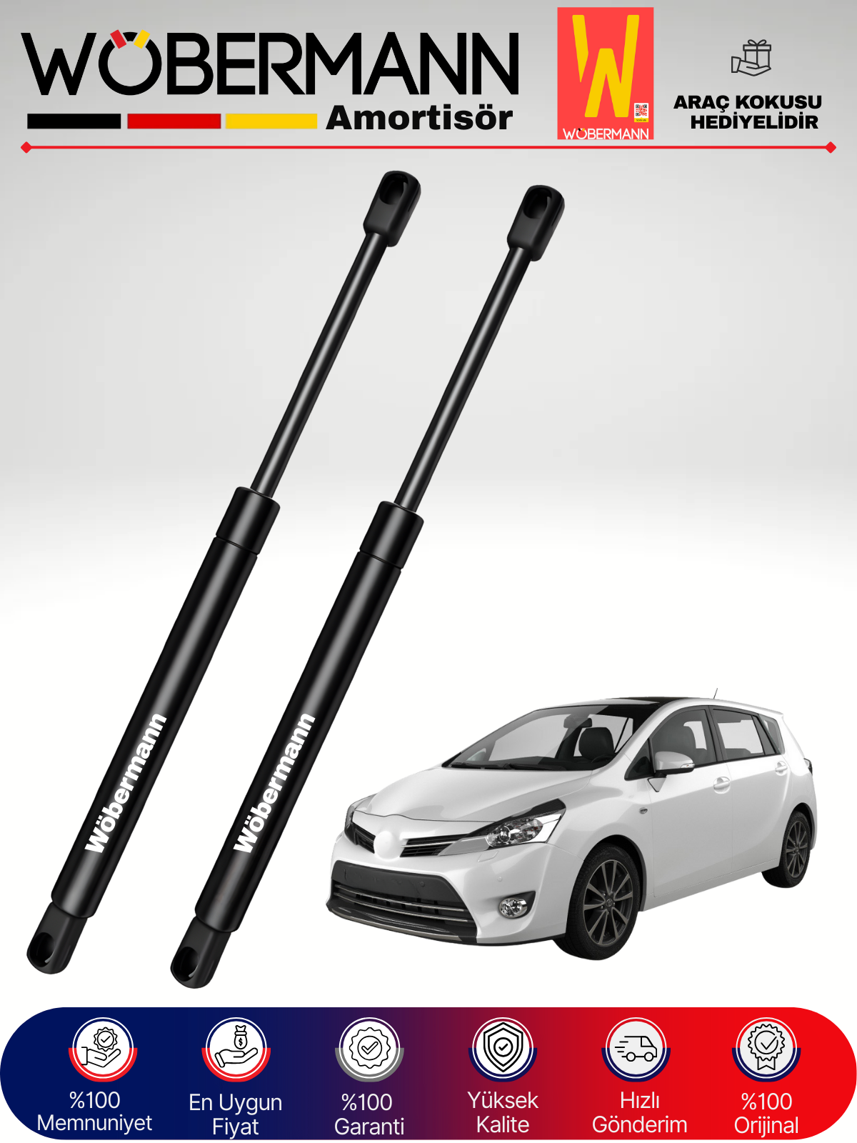Wöbermann Toyota Verso Bagaj Amortisörü Takım Sağ-Sol 2009-2018