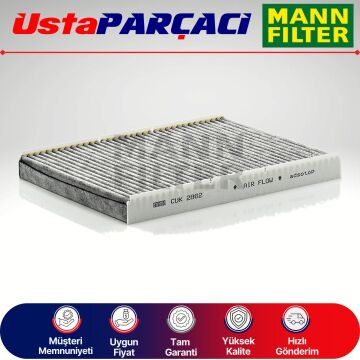 Mann-Filter Seat Toledo Karbonlu Polen Filtresi 1999-2006 CUK2862 1J0819644A