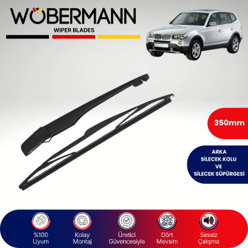 Wöbermann Bmw X3 E83 2004-2010 Arka Silecek Kolu ve Süpürgesi Komple